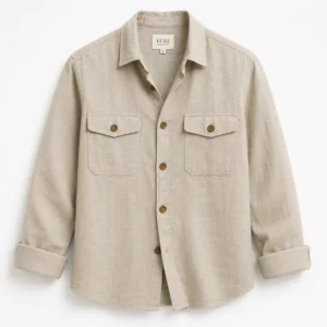 Premium Linen Utility Shirt