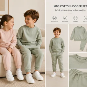 Kids Cotton Jogger Set