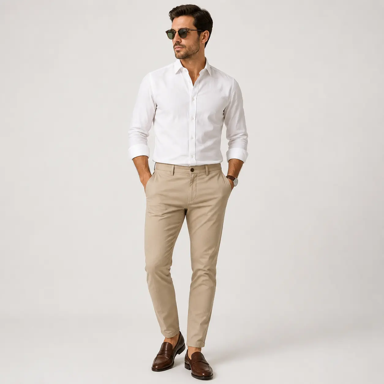 Tailored Slim Fit Chinos