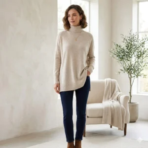 Cashmere Touch Longline Sweater