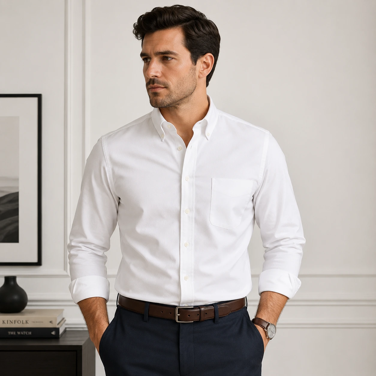 Executive Cotton Oxford Shirt