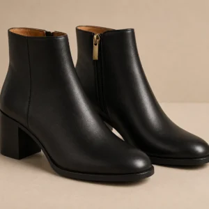 Classic Block Heel Ankle Boots